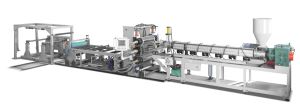 Máquina de extrusión plástico